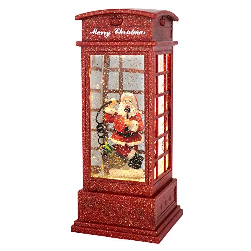 Glitter Snow Globe w/ Timer- Battery Operated