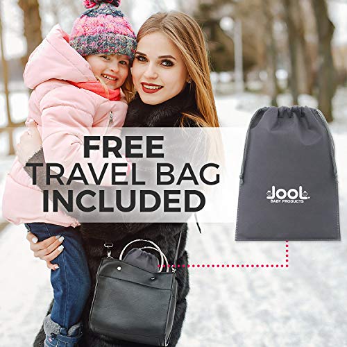 Folding Travel Potty Seat for Boys & Girls, Fits Round & Oval Toilets, Non-Slip Suction Cups, w/ Travel Bag