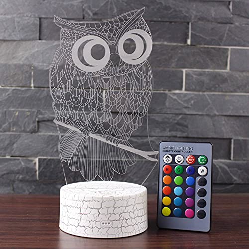 3D Illusion Bedroom Decoration Night Light Table Lamp 16 Colors