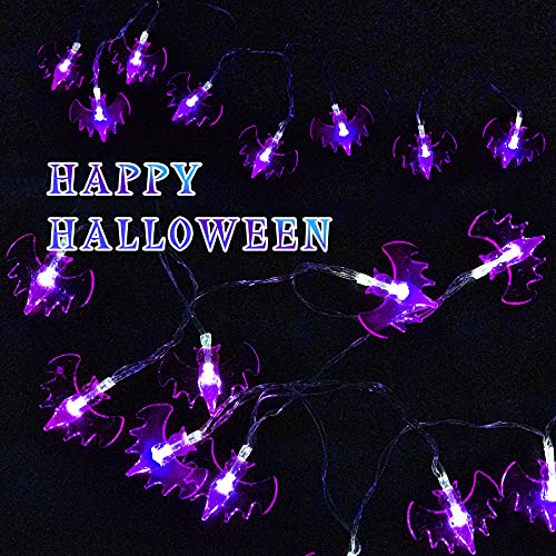 29.4ft 60LED Halloween String Lights, 3 Pack Halloween Decorations Indoor Outdoor Led Lights