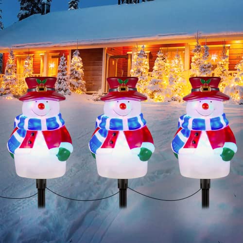 3 in 1 LED  Christmas Pathway Lights Decoration