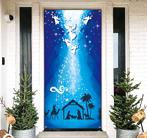 Cute  Christmas Door Cover  Decorations