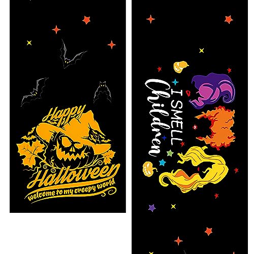 Halloween Table Runner, Hocus Pocus Burlap Halloween Runners Holiday Home Kitchen Dining Table