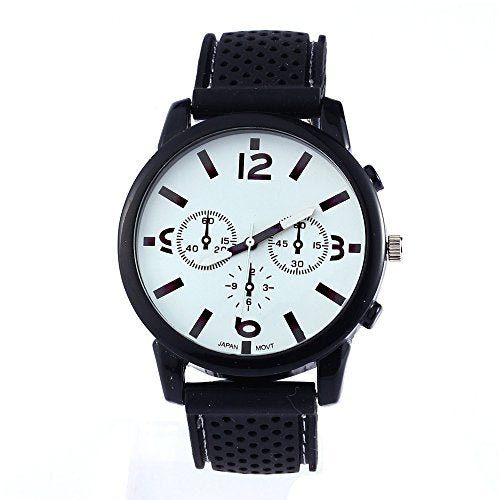 8 Assorted Men's Sports Silico Wrist Watches