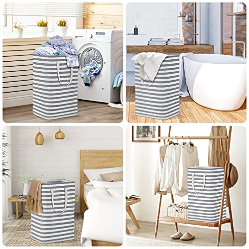 Freestanding Laundry Hamper w/ Long Reinforced Handles, Large Waterproof