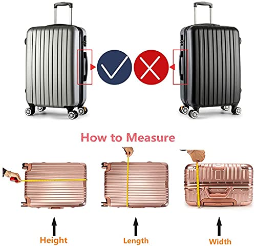 Clear PVC Suitcase Cover Protectors for Wheeled Suitcase