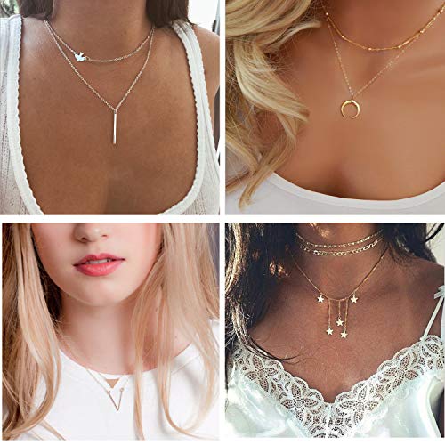 20 PCS Multiple DIY Layered Choker Necklace for Women