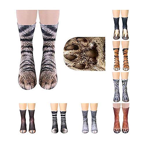 Funny Animal Paw Socks for Christmas Gift