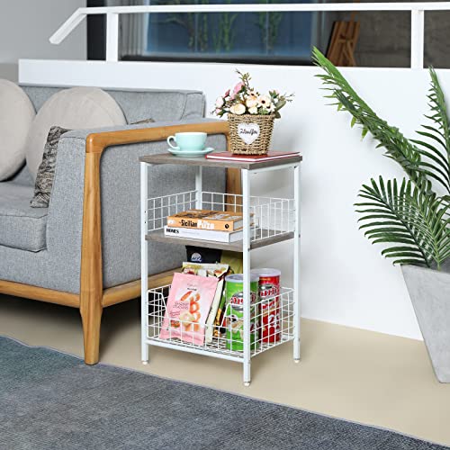 Industrial Retro Small Side Table