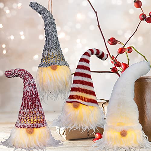 Christmas Gnome Lights Handmade Swedish Tomte Decoration