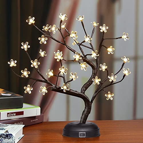 16Inch 36LED Cherry Blossom Bonsai Light