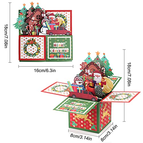 3D Pop Up Christmas Gift Cards