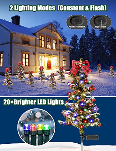 40LED Solar Christmas Tree w/ Lights Decoration