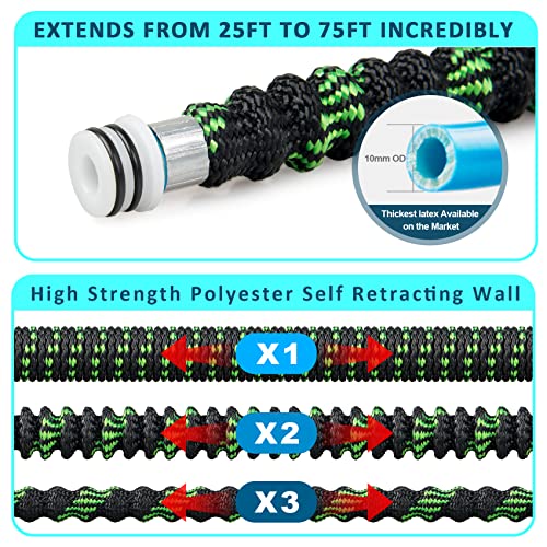 100ft Garden Expandable Hose w/ 10 Function Spray Nozzle