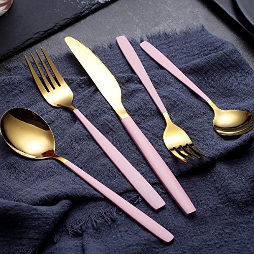 20-Piece Silverware  Cutlery Set, Service of  4,Mirror Finish