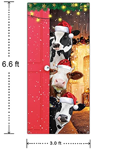 Cute  Christmas Door Cover  Decorations