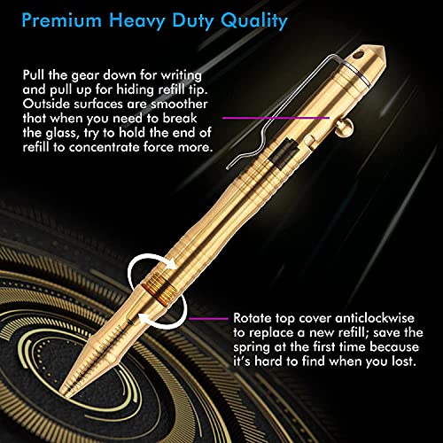 Heavy Duty Solid Brass Bolt Action Pen