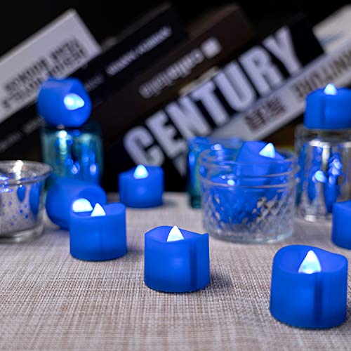 Pack of 24 LED Flameless Tea Lights w/ Batteries