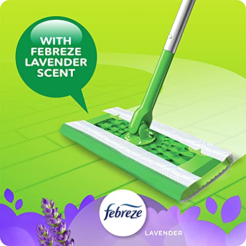 Sweeper Wet Mopping Cloth Multi Surface Refills, Febreze Lavender Scent, 36 count