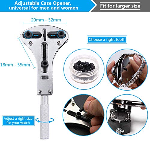 Watch Repair Tools Professional Spring Bar Tool Set w/ Carrying Case