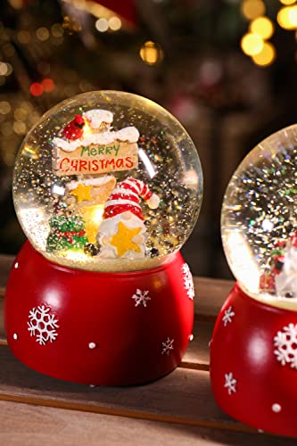 Water Globe w/ Gnome Icon for Christmas Decoration