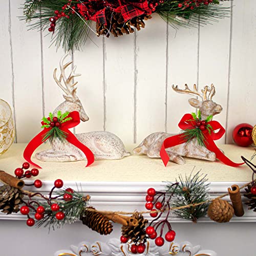 Lying Reindeer Figurine  for Christmas Decoration