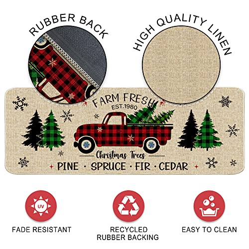 Set of 2 Christmas Kitchen Mats