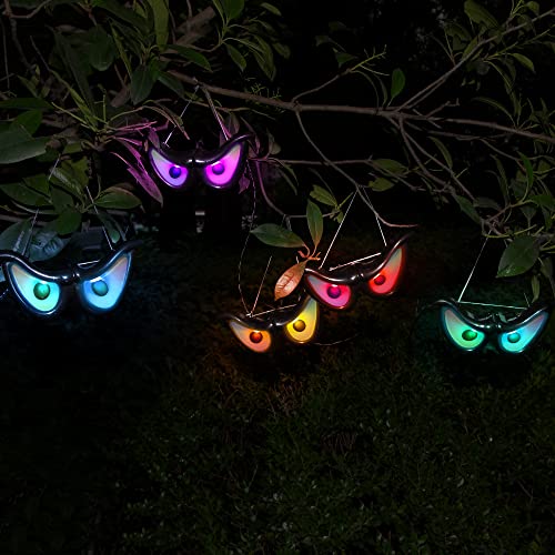 Halloween Flashing Spooky Eyes Lights, 5 Pairs Battery Operated