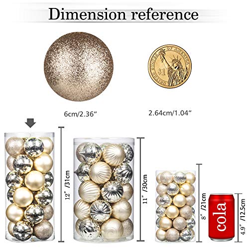 24pcs 2.36in Christmas Balls Decoration