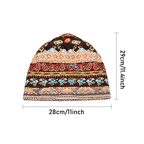 4 PCS Women Baggy Slouchy Beanie Chemo Hat Cap