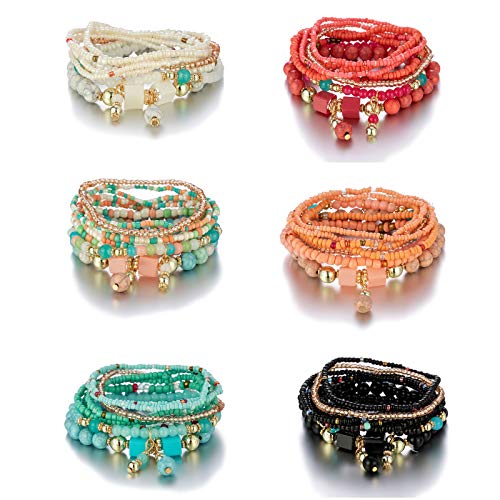 Bohemian Stretch Beads Bracelets for Women