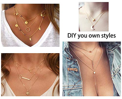 20 PCS Multiple DIY Layered Choker Necklace for Women