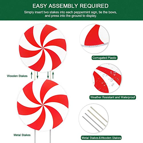 44inch Giant Candy Christmas Stakes Decorations