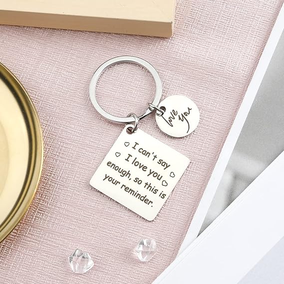 Valentines Day Gifts for Boyfriend Girlfriend Husband Wife,Keychain