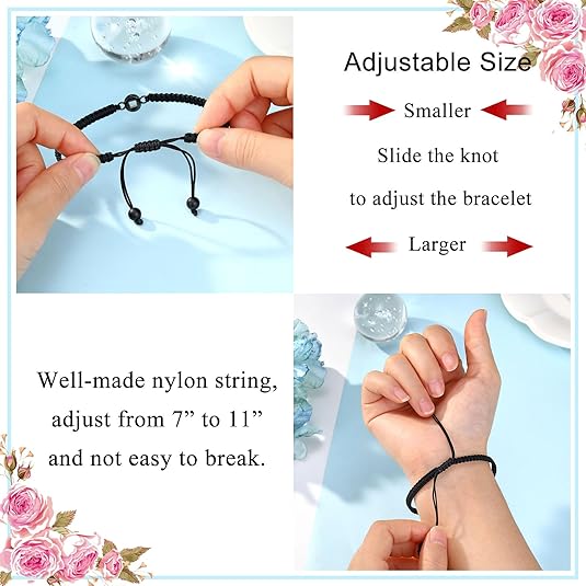 I Love You 100 Languages Bracelets, Couples Gifts for Boyfriend