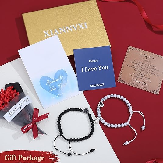 Couples Bracelets His And Her Matching Bracelets For Couples 100 Languages I Love You Gifts Bracelets Jewelry