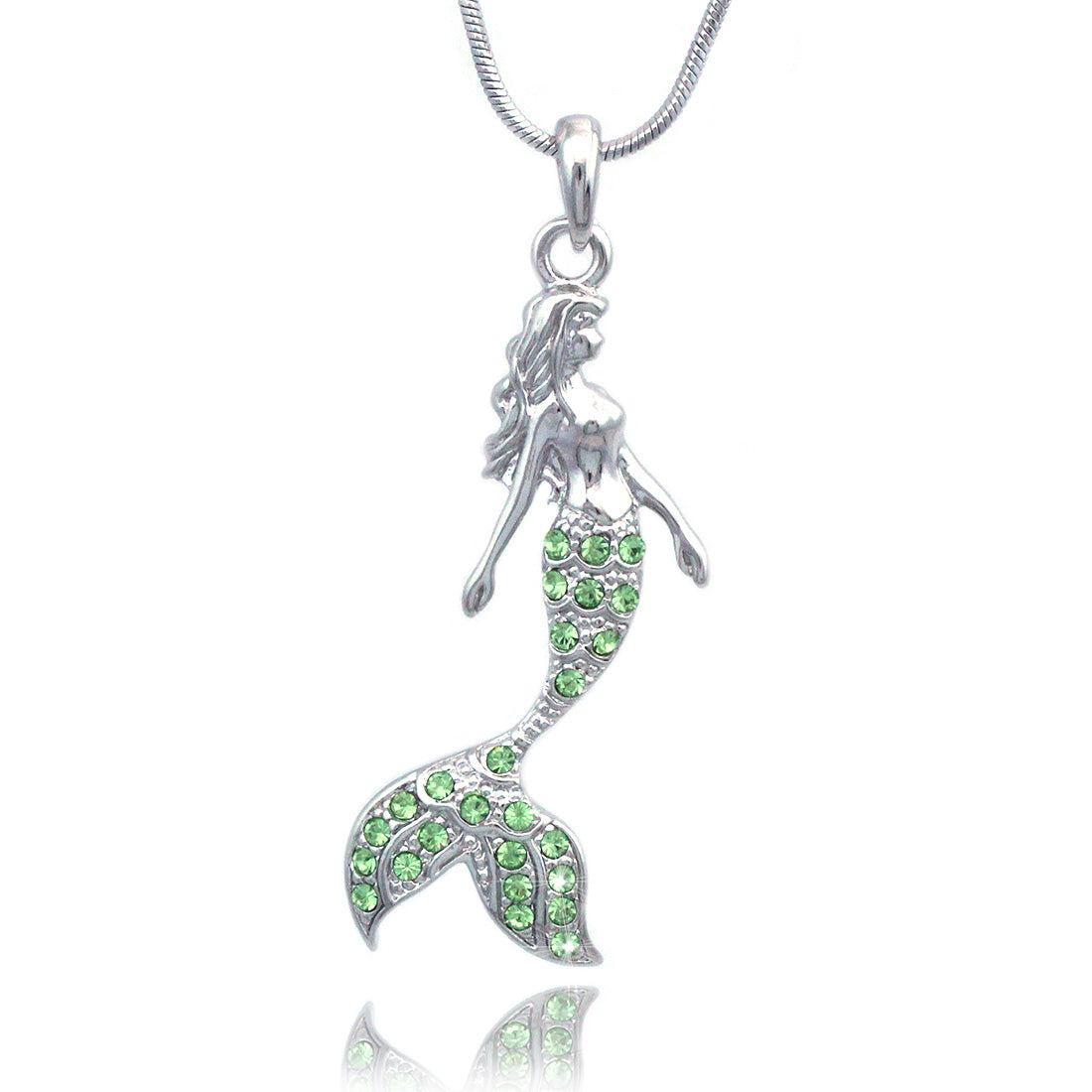 Fairytale Mermaid Pendant Necklace for Women