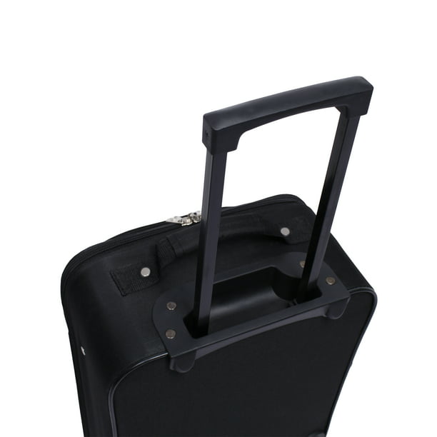 Pilot Case 18" Softside Carry-on Luggage, Black