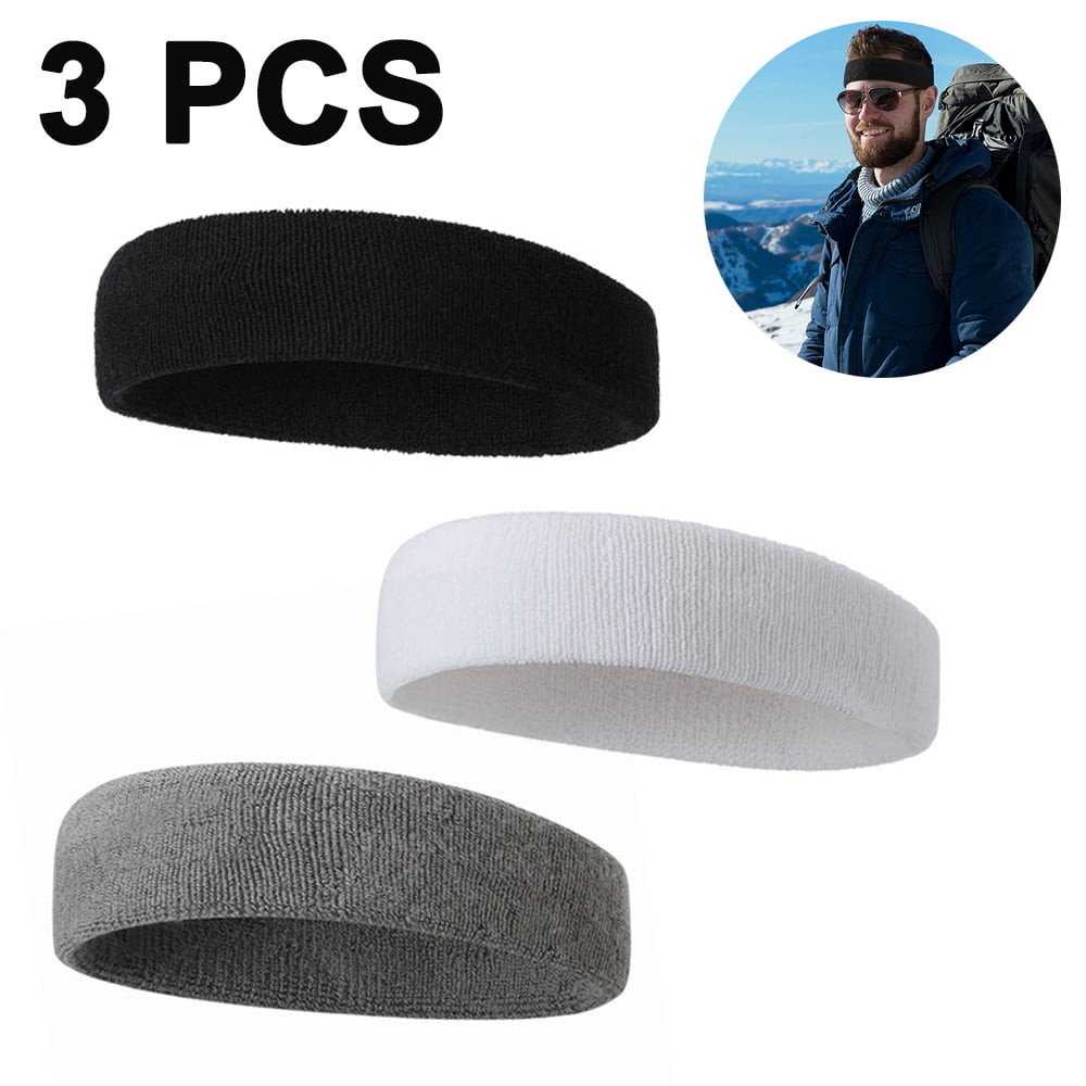 Sweatbands Headbands for Men & Women -3 Packs