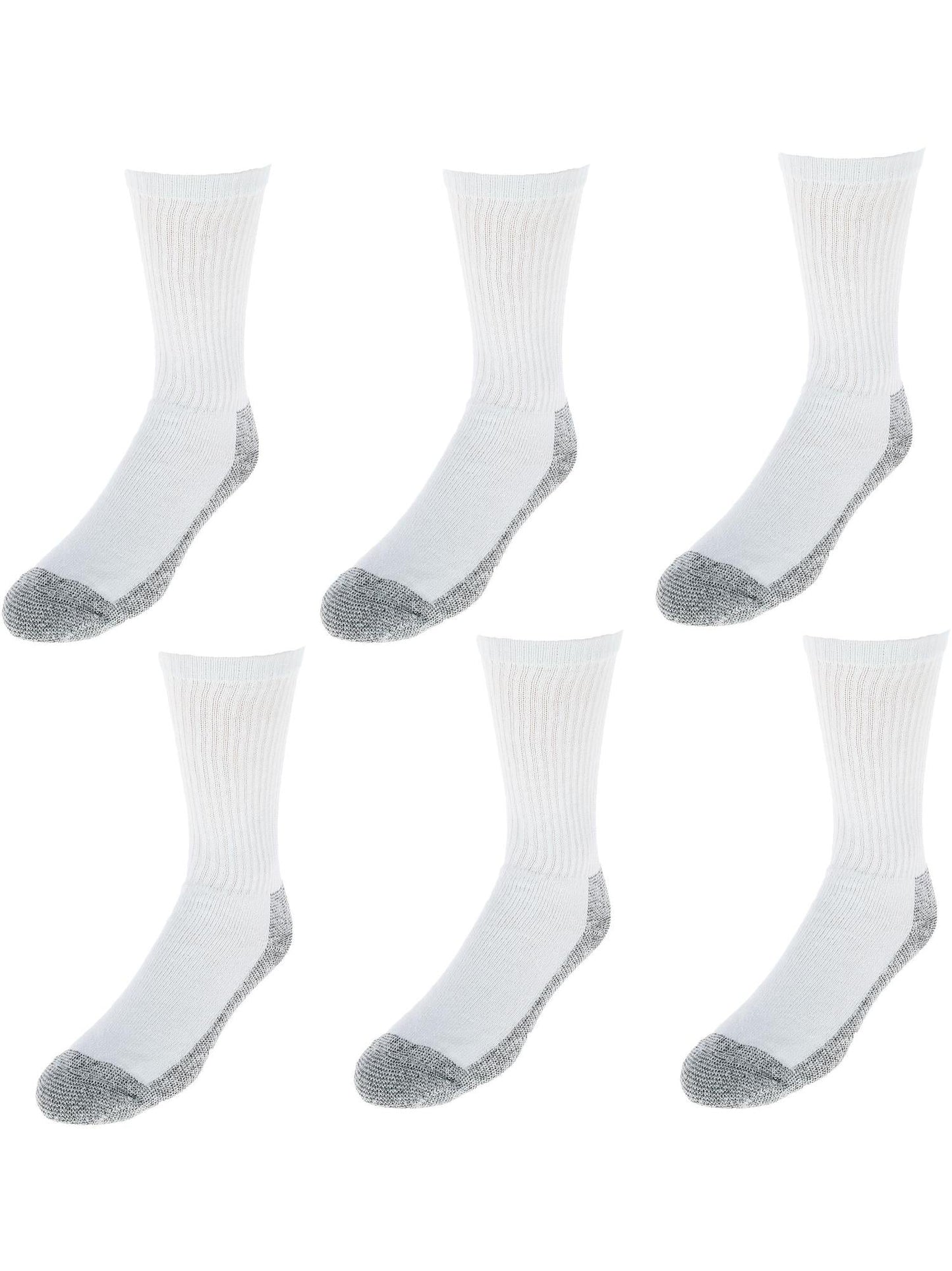 Men's Work Gear Heavy Duty Crew Socks 6-Pack