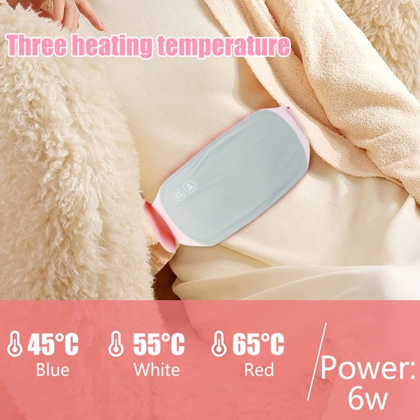 3 Level Portable Menstrual Heating Pad,USB Electric Waist Belt w/ 3 Temperature