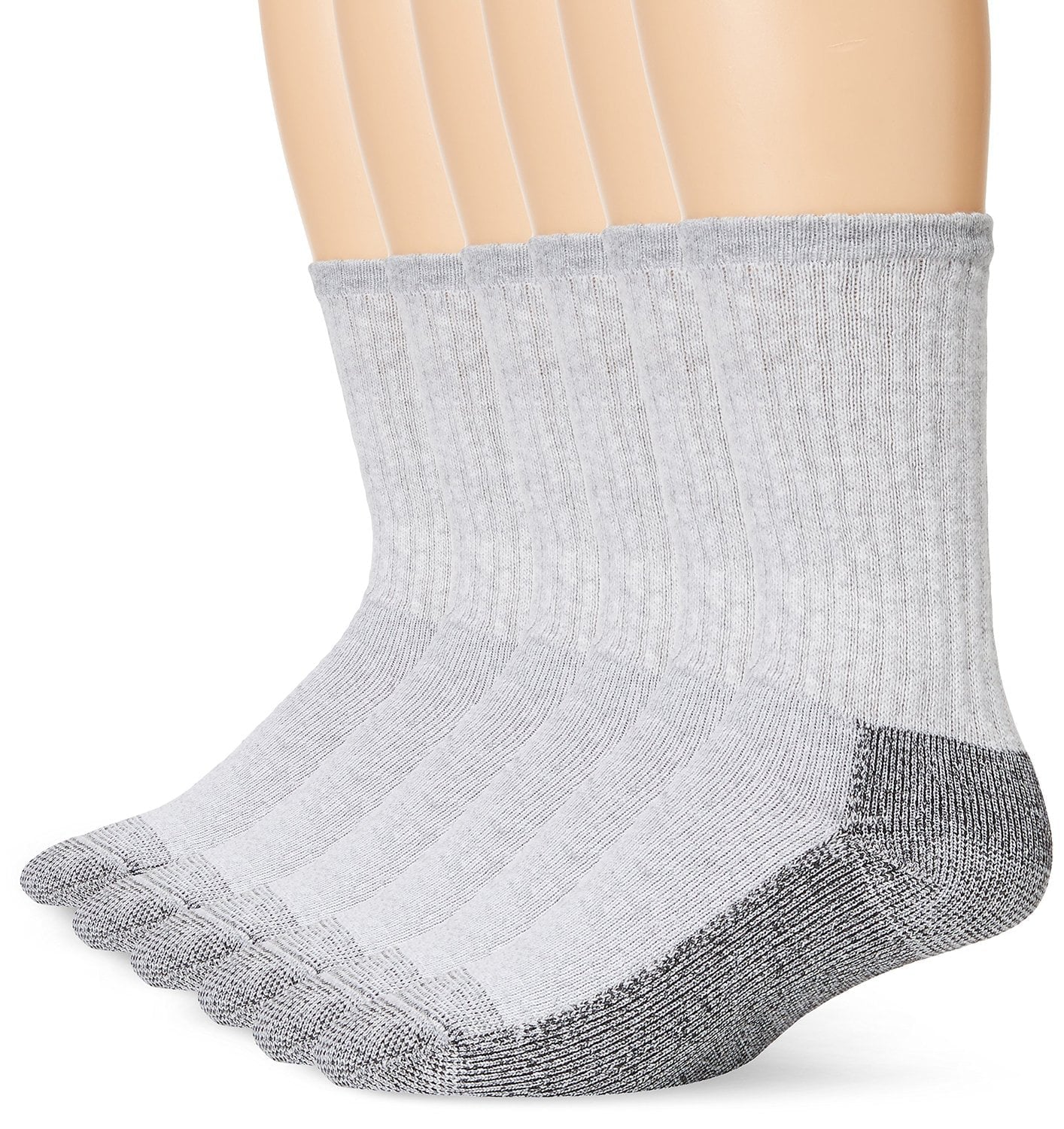 Men's Work Gear Heavy Duty Crew Socks 6-Pack