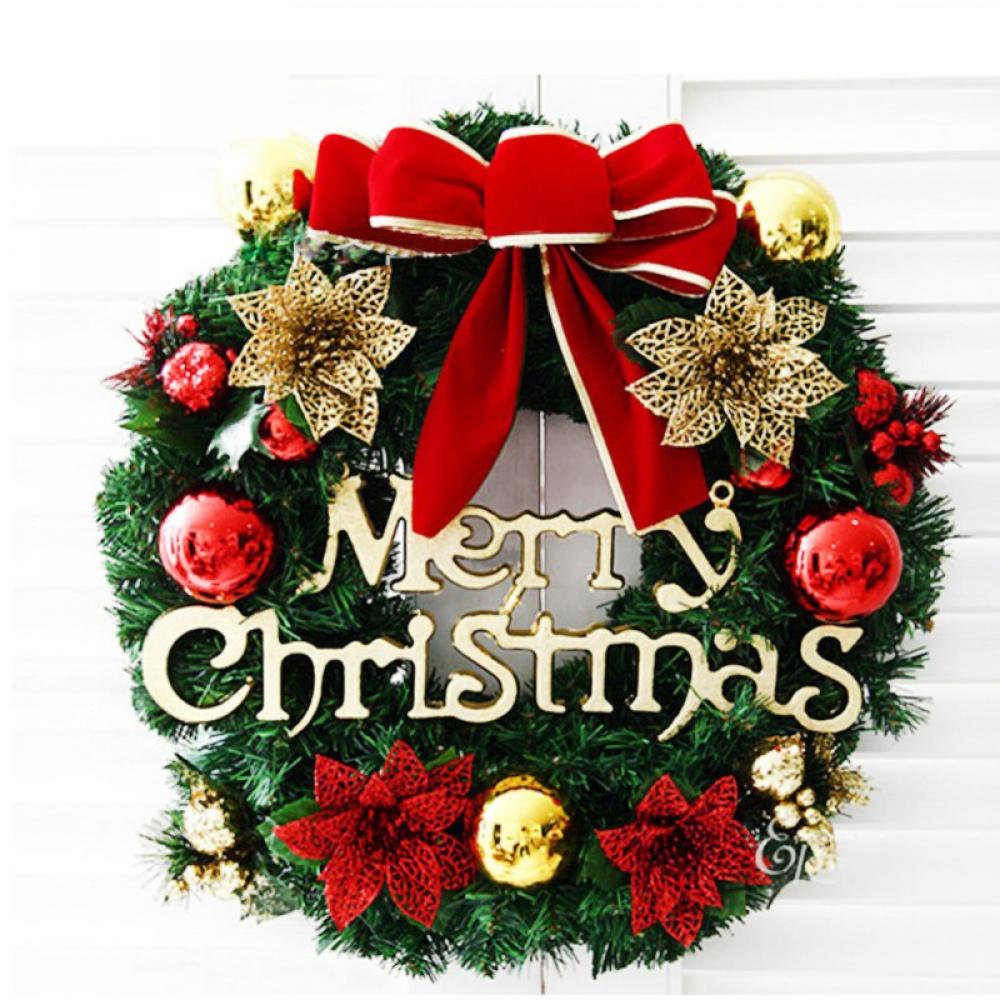 11.8 Inch Christmas Wreath Decoration