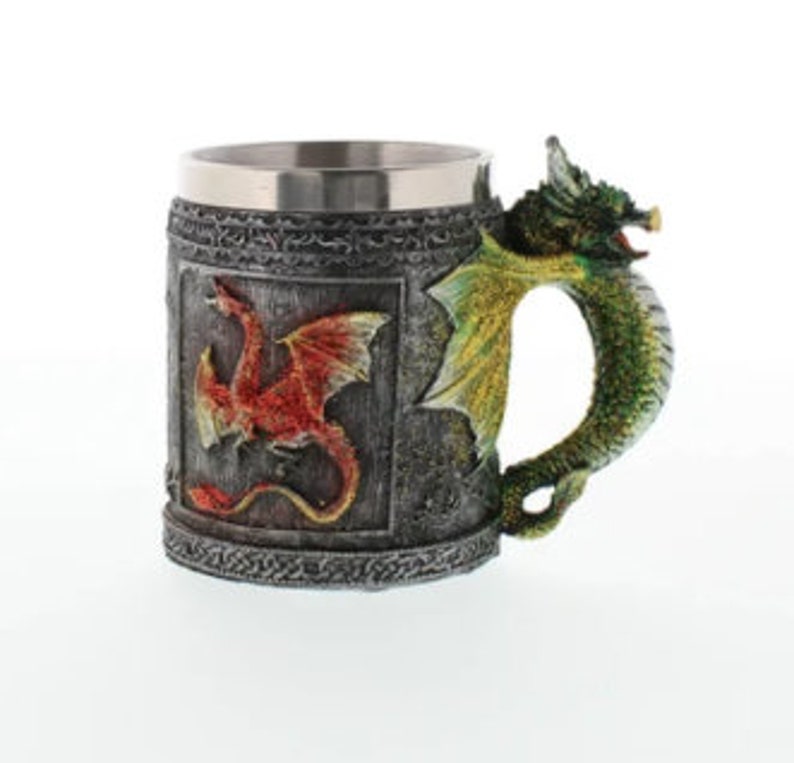 Royal Dragon Mug Serpent Medieval Collectible