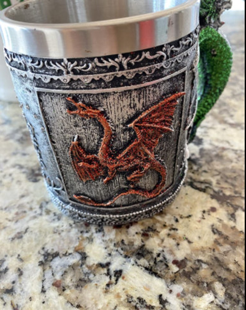 Royal Dragon Mug Serpent Medieval Collectible