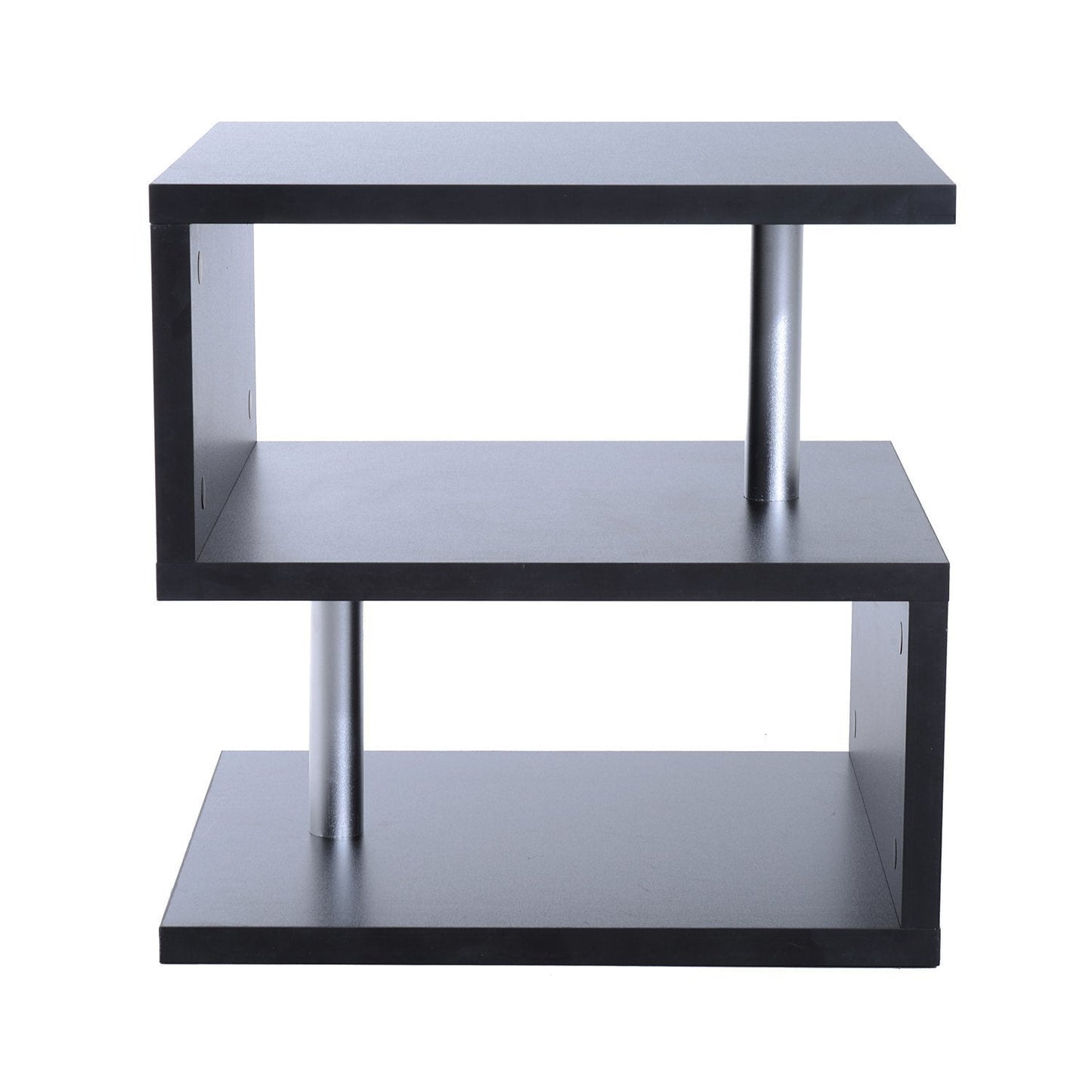 20" Modern Design S-Shaped Multi Level End Table