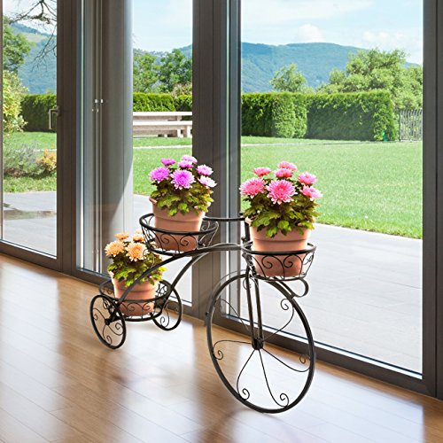 Tricycle Plant Stand - Flower Pot Cart Holder