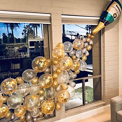 88 PCS Champagne Bottle Balloon Garland Arch Kit