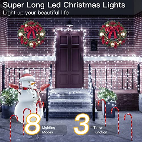 262FT 800LED Christmas Tree Lights w/ Remote-Waterproof 8 Modes