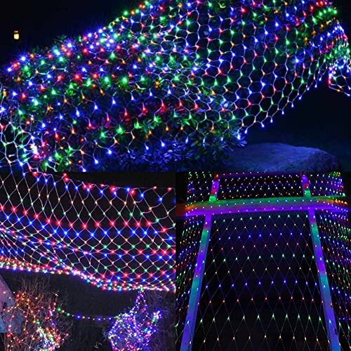 Connectable Christmas/Halloween Net Lights, 12FT x 5FT 360 LED